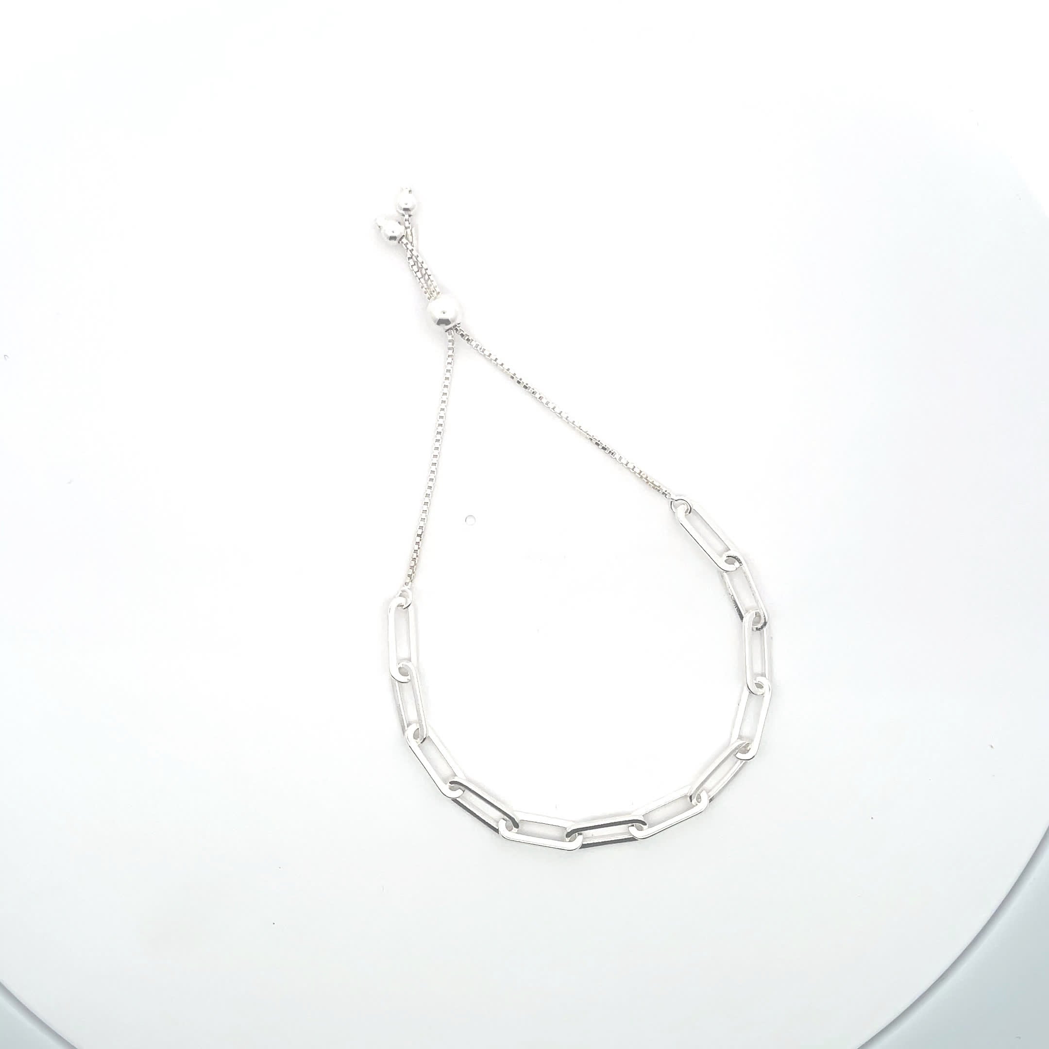 Adjustable Paperclip bracelet